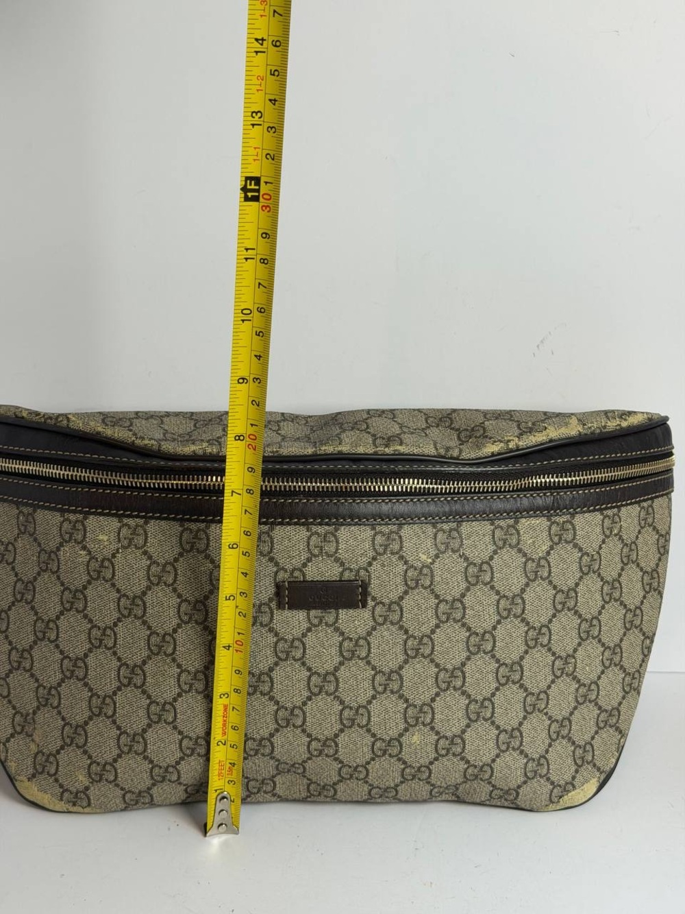 Gucci GG Supreme Beige Monogram Coated Canvas Belt Bum Bag - Picture 2 of 14